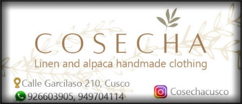 Cosecha, linen and alpaca handmade clothing