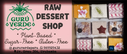 Gurú Verde, tienda de postres crudiveganos