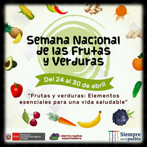 Semana Nacional de las Frutas y Verduras 
