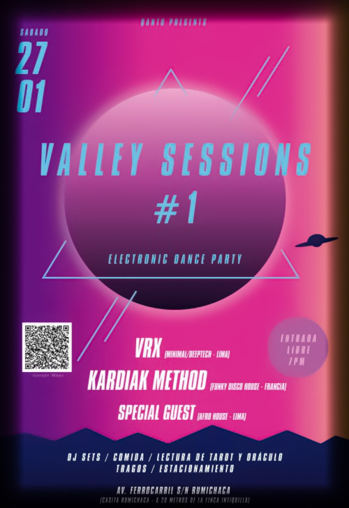 Valley Sessions, electronic dance party