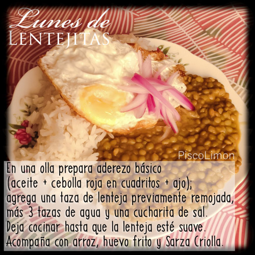 Lunes de Lentejitas (receta rápida)
