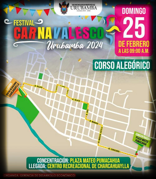 Corso Carnavalesco Urubamba 2024