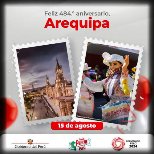 484 Aniversario de Arequipa