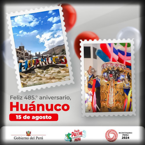 485 Aniversario de Huánuco