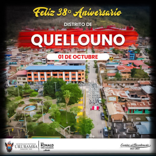 38° Aniversario del Distrito de Quellouno