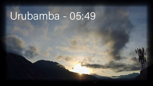 Amanecer en Urubamba