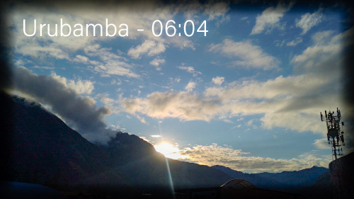 Amanecer en Urubamba