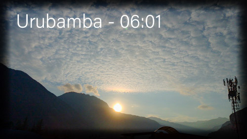 Amanecer en Urubamba