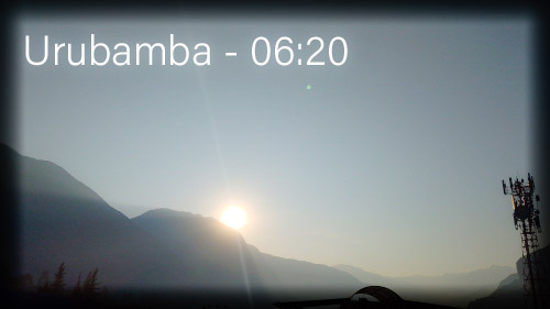 Amanecer en Urubamba - Lunes, 7 de Octubre de 2024