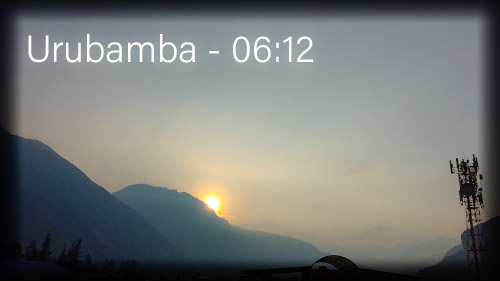 Amanecer en Urubamba - Martes, 8 de Octubre de 2024