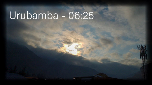 Amanecer en Urubamba