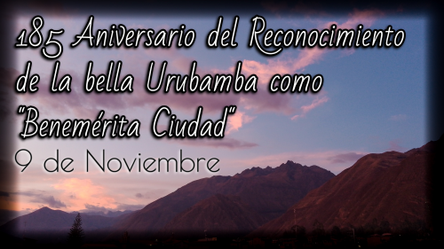 185 Aniversario de Urubamba