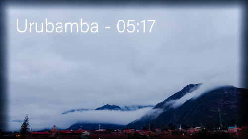 Amanecer en Urubamba