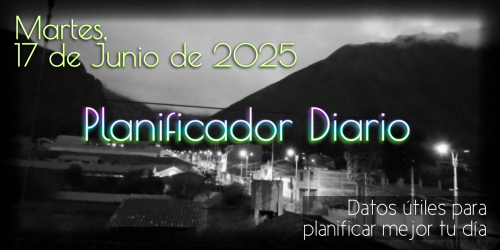 Planificador Diario - Martes, 17 de Junio de 2025