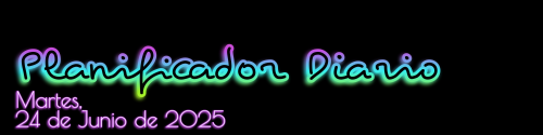 Planificador Diario - Martes, 24 de Junio de 2025