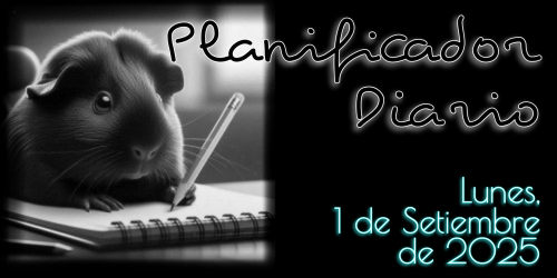 Planificador Diario - Lunes, 1 de Setiembre de 2025