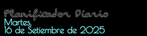Planificador Diario - Martes, 16 de Setiembre de 2025