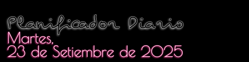 Planificador Diario - Martes, 23 de Setiembre de 2025