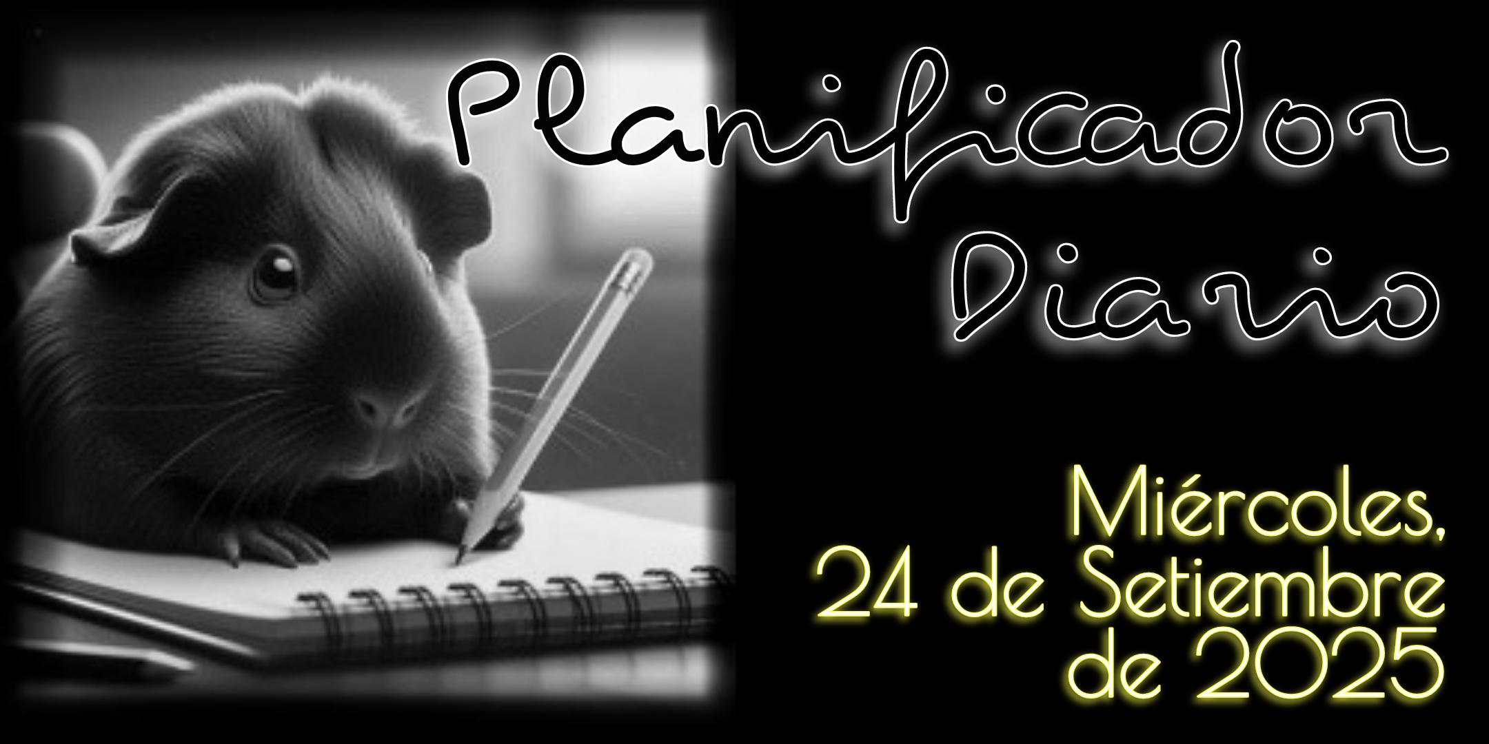 Planificador Diario - Miércoles, 24 de Setiembre de 2025