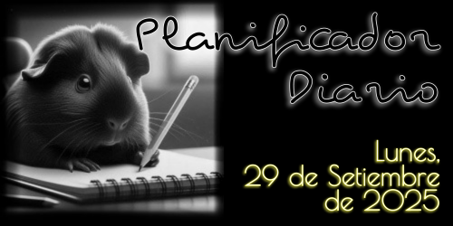 Planificador Diario - Lunes, 29 de Setiembre de 2025