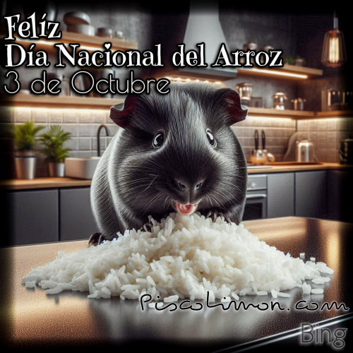 Felíz Día Nacional del Arroz
