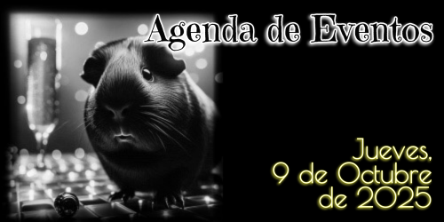 Agenda de Eventos - Jueves, 9 de Octubre de 2025
