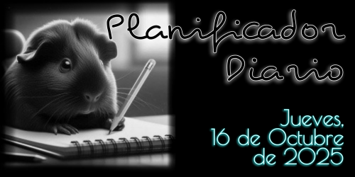 Planificador Diario - Jueves, 15 de Octubre de 2025