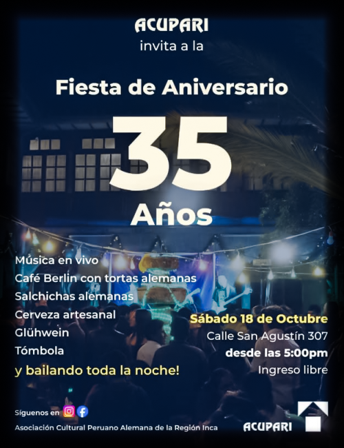 Fiesta de Aniversario de ACUPARI