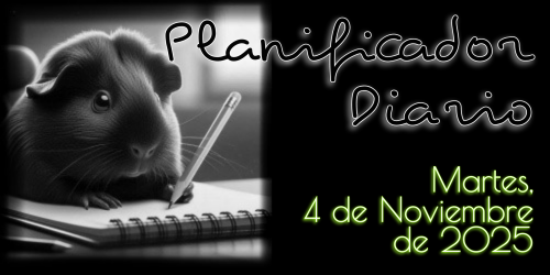 Planificador Diario - Martes, 4 de Noviembre de 2025