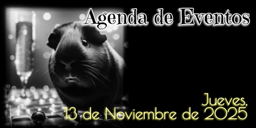 Agenda de Eventos - Jueves, 13 de Noviembre de 2025