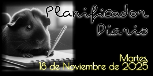 Planificador Diario - Martes, 18 de Noviembre de 2025