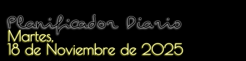 Planificador Diario - Martes, 18 de Noviembre de 2025