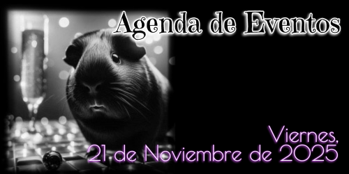Agenda de Eventos - Viernes, 21 de Noviembre de 2025