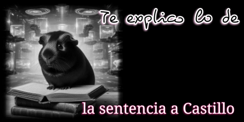 Te explico lo de la sentencia a Castillo