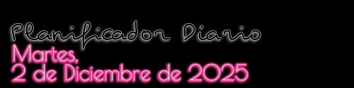 Planificador Diario - Martes, 2 de Diciembre de 2025