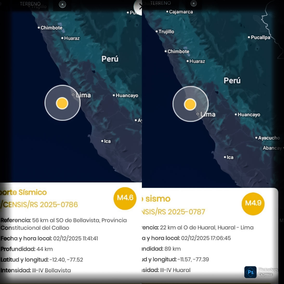 Día de sismos en Lima