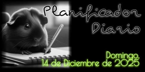 Planificador Diario - Domingo, 14 de Diciembre de 2025
