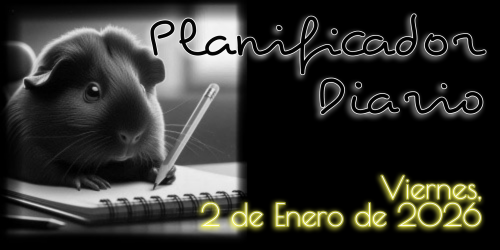 Planificador Diario - Viernes, 2 de Enero de 2026