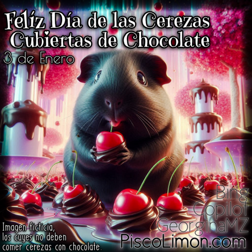 Día de las Cerezas Cubiertas de Chocolate