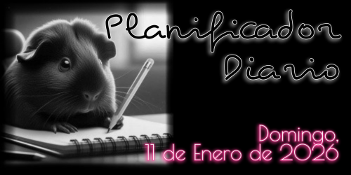 Planificador Diario - Domingo, 11 de Enero de 2026