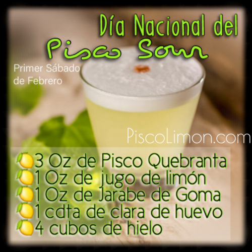 Día Nacional del Pisco Sour
