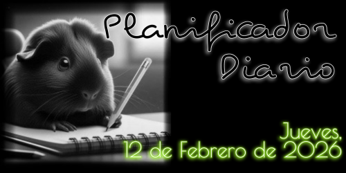 Planificador Diario - Jueves, 12 de Febrero de 2026
