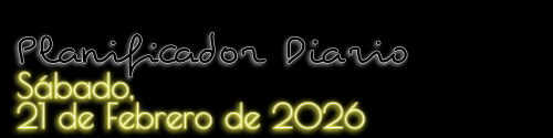 Planificador Diario - Sábado, 21 de Febrero de 2026