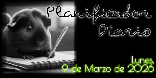 Planificador Diario: Lunes, 9 de Marzo de 2026