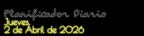 Planificador Diario - Jueves, 2 de Abril de 2026