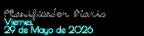 Planificador Diario - Viernes, 29 de Mayo de 2026
