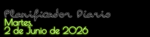 Planificador Diario - Martes, 2 de Junio de 2026