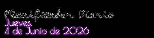 Planificador Diario - Jueves, 4 de Junio de 2026