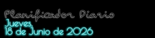 Planificador Diario - Jueves, 18 de Junio de 2026