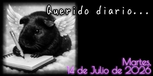 Querido diario: Martes, 14 de Julio de 2026